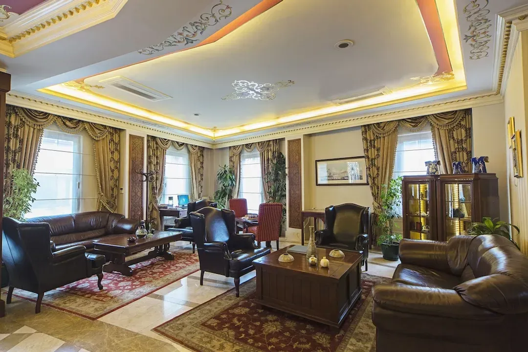 Lobby sitting area