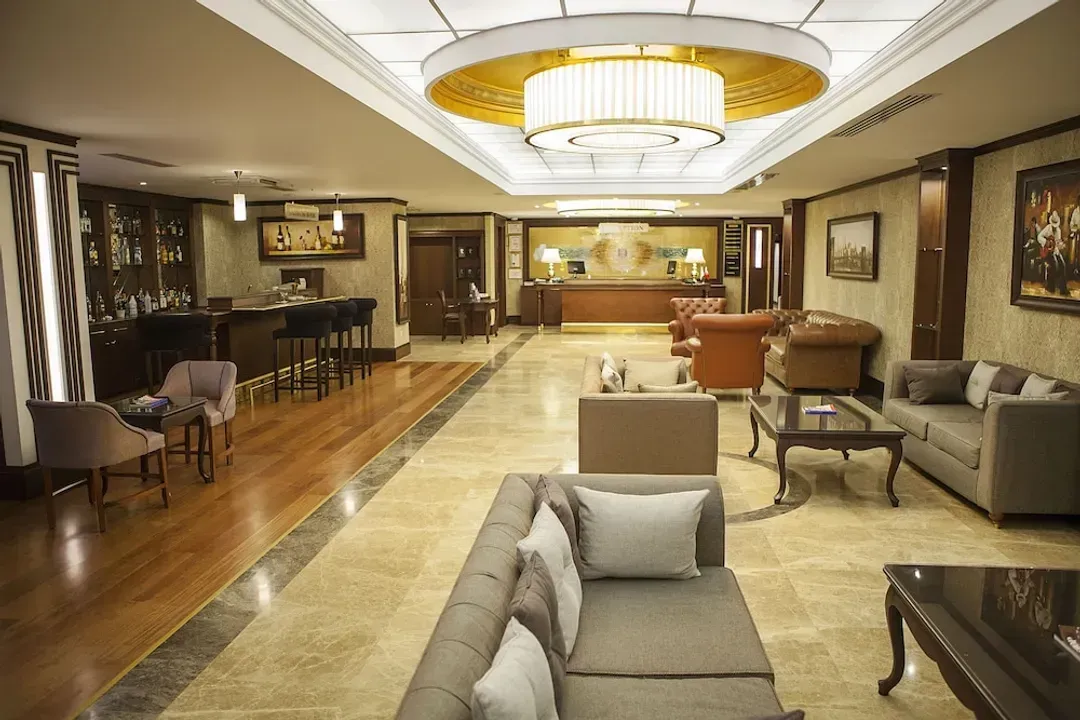 Lobby sitting area