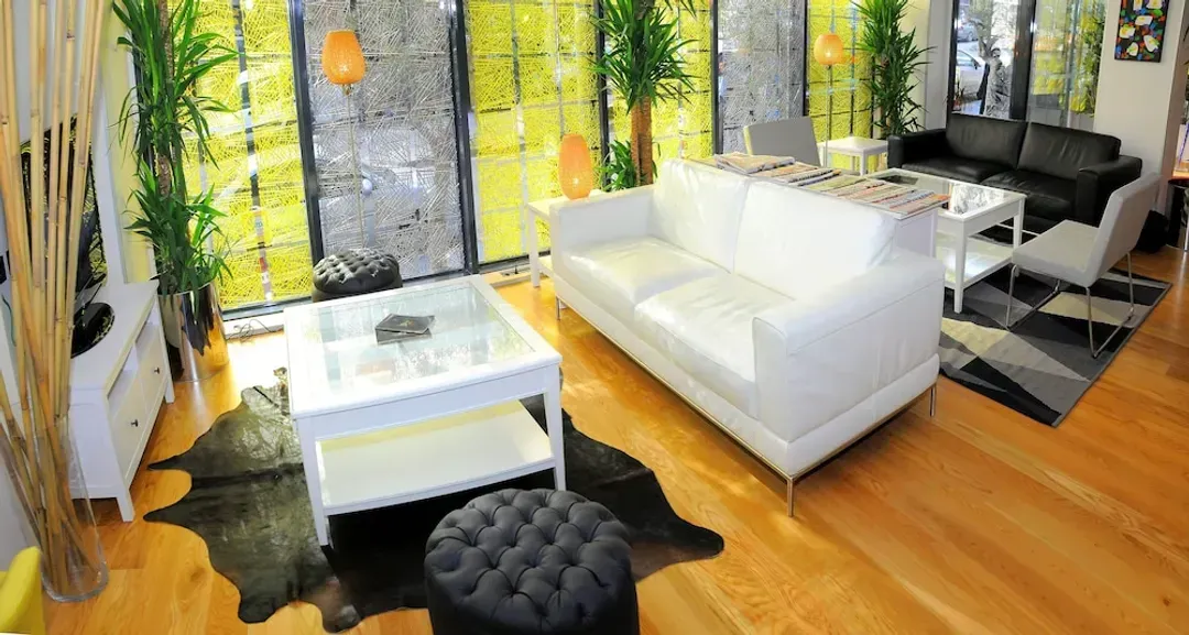 Lobby sitting area