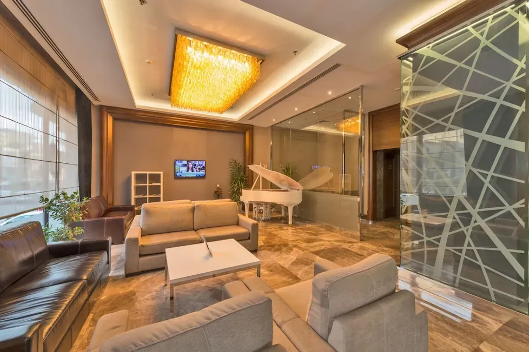 Lobby sitting area