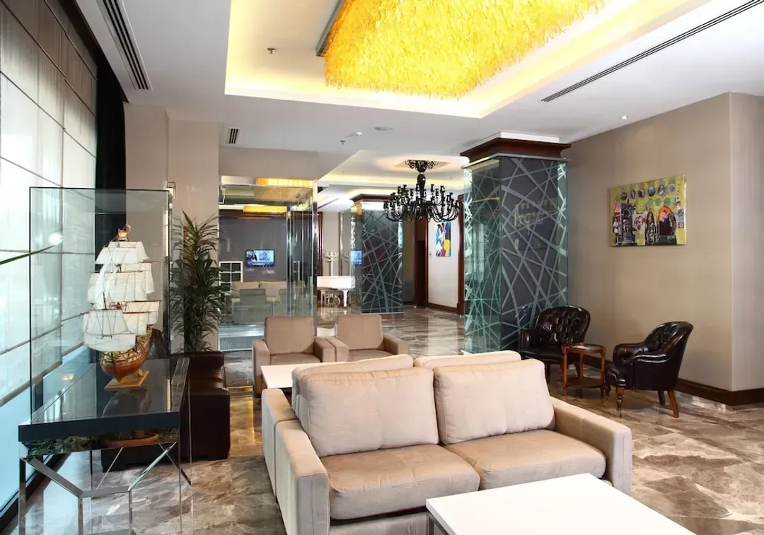 Lobby sitting area