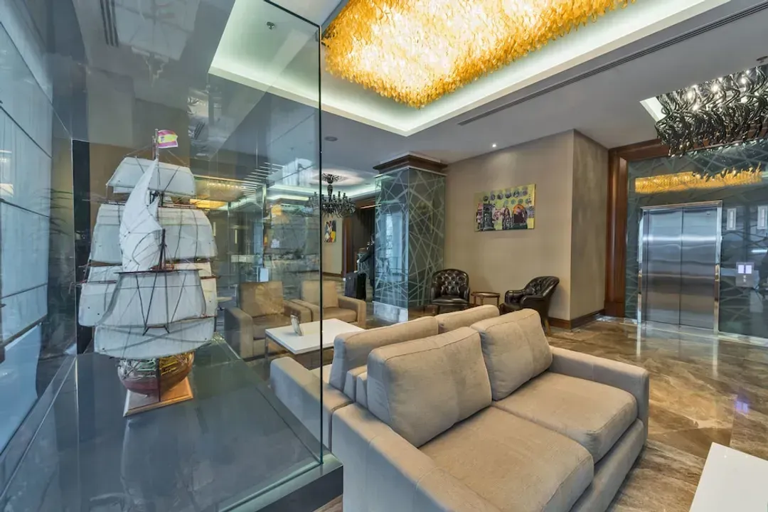 Lobby sitting area