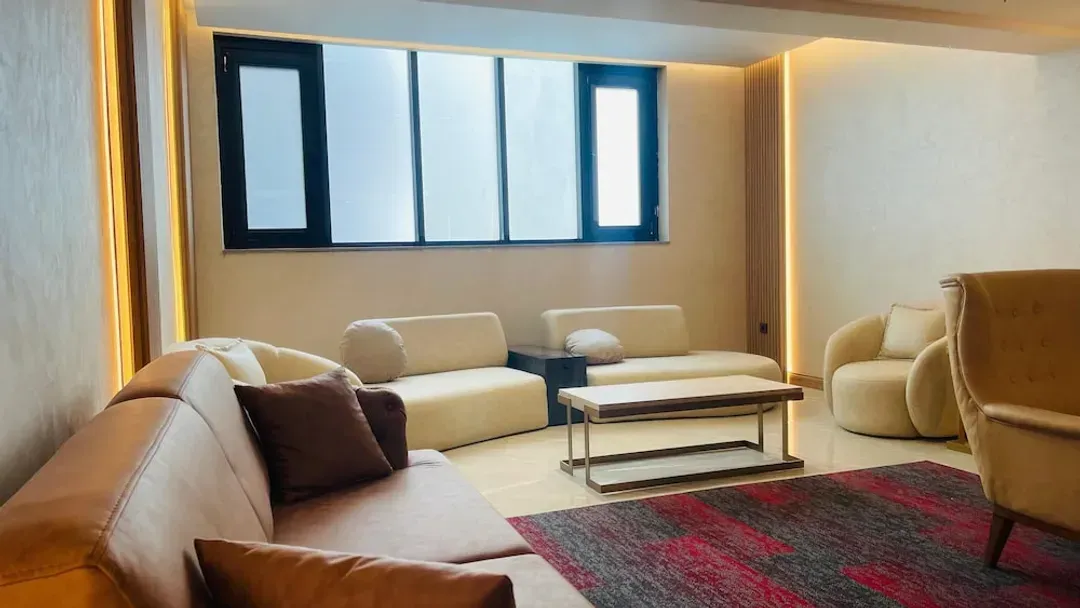 Lobby sitting area