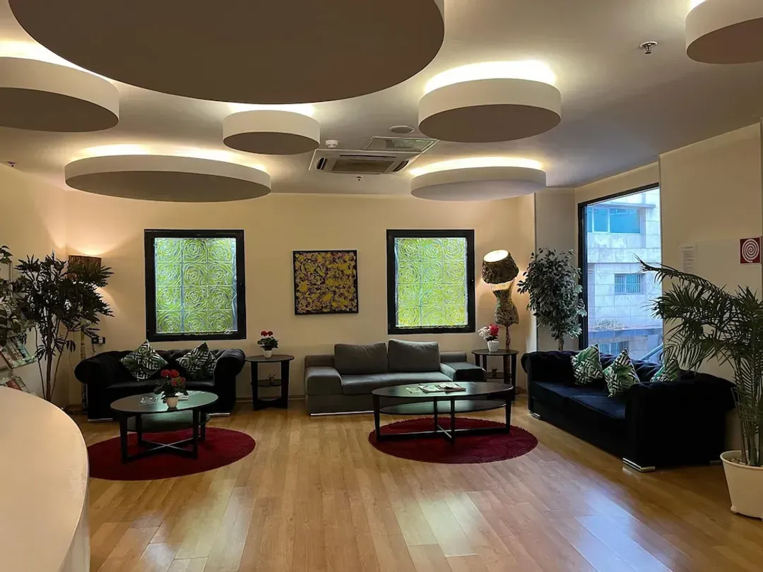 Lobby sitting area