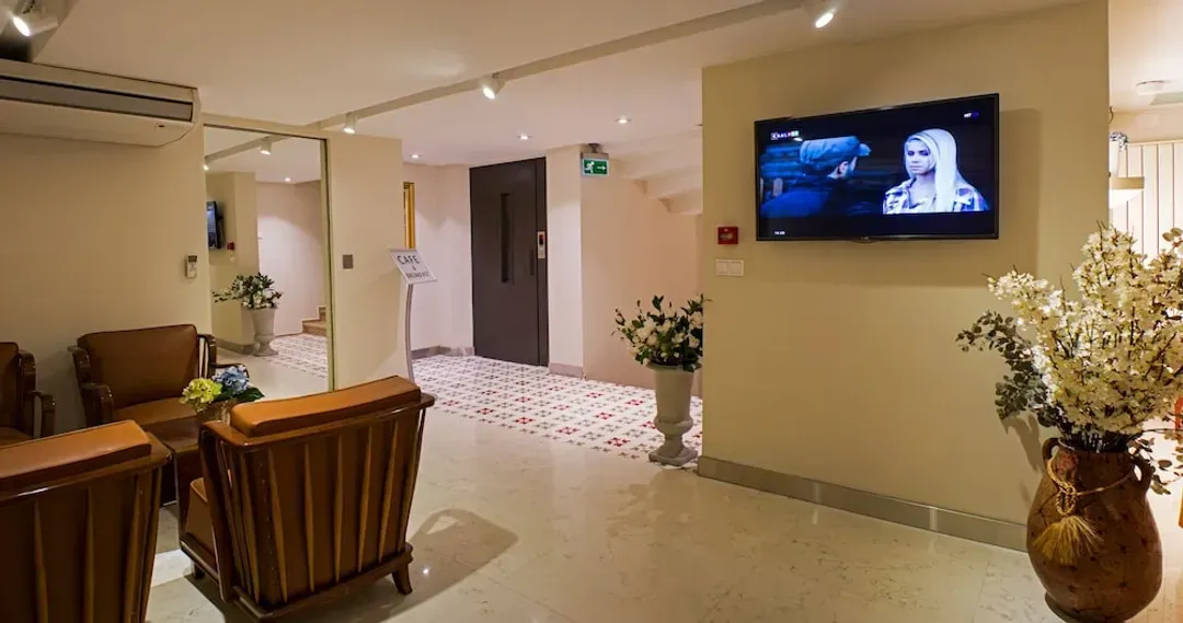 Lobby sitting area