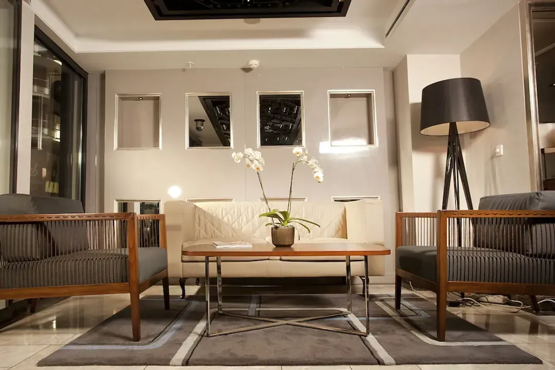 Lobby sitting area