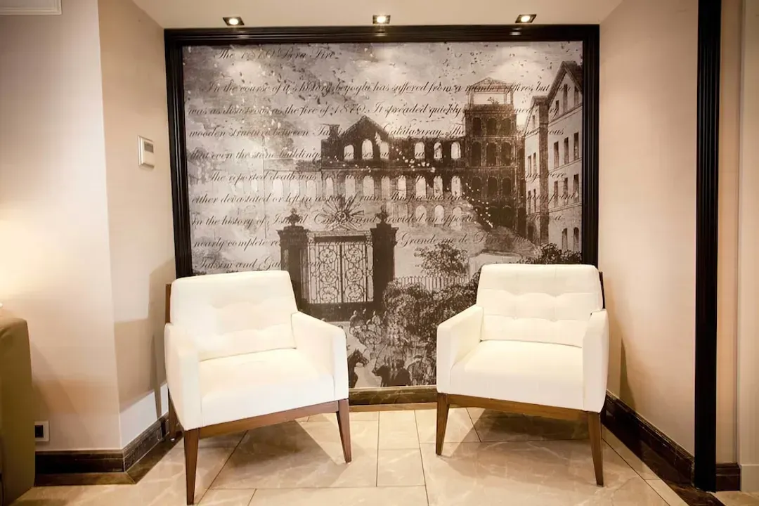 Lobby sitting area