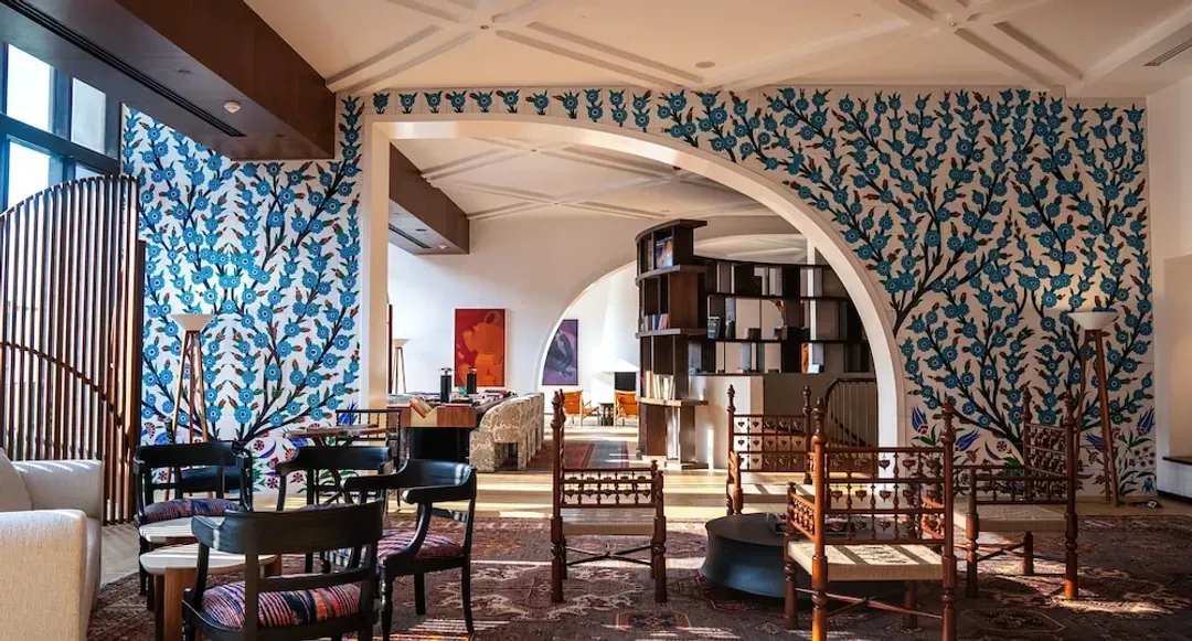 Lobby sitting area
