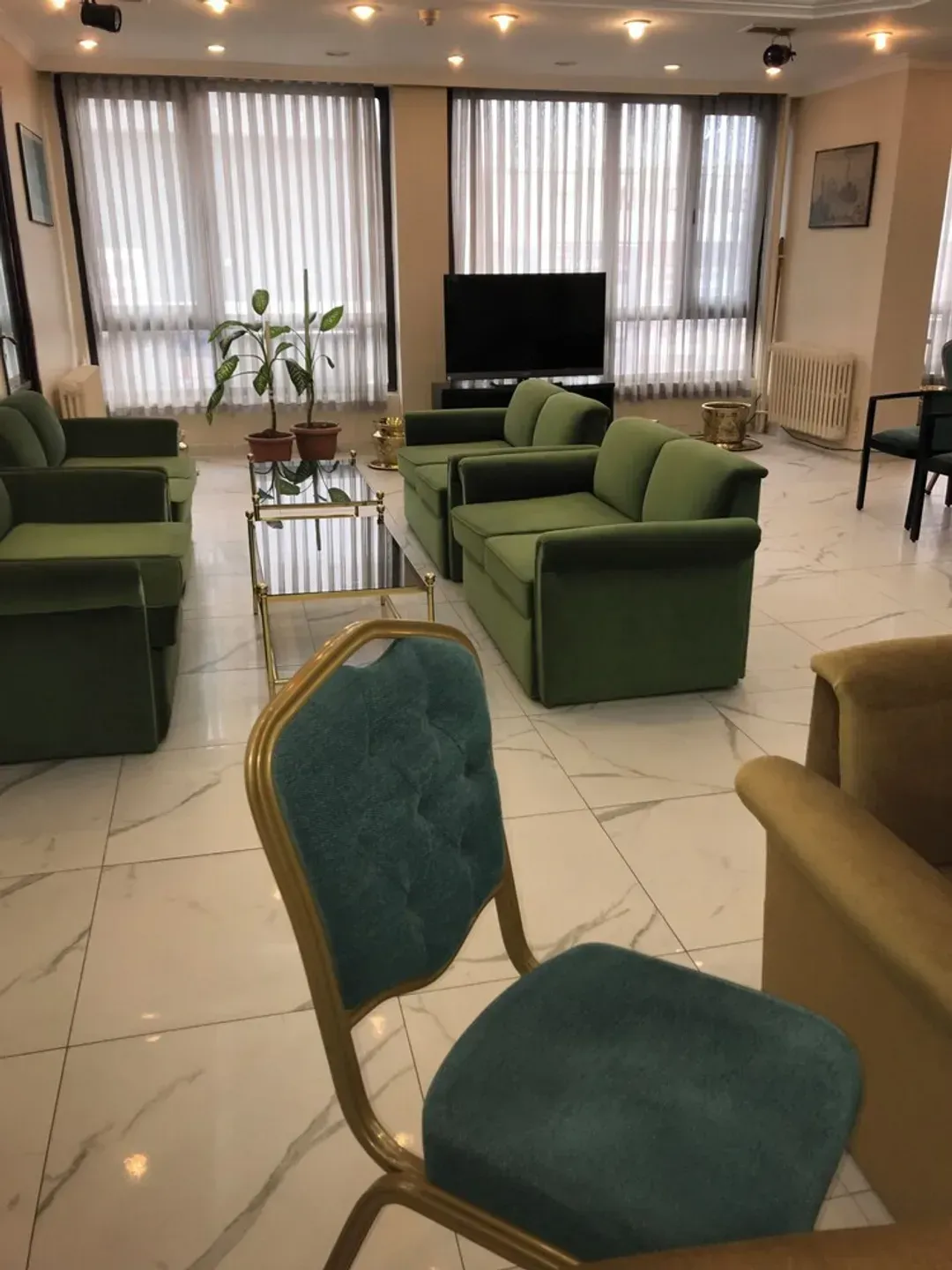 Lobby sitting area