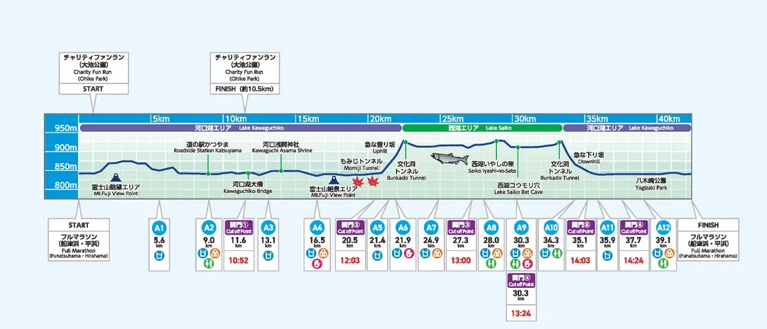 高低差參考（賽事活動以大會最終公佈為準）