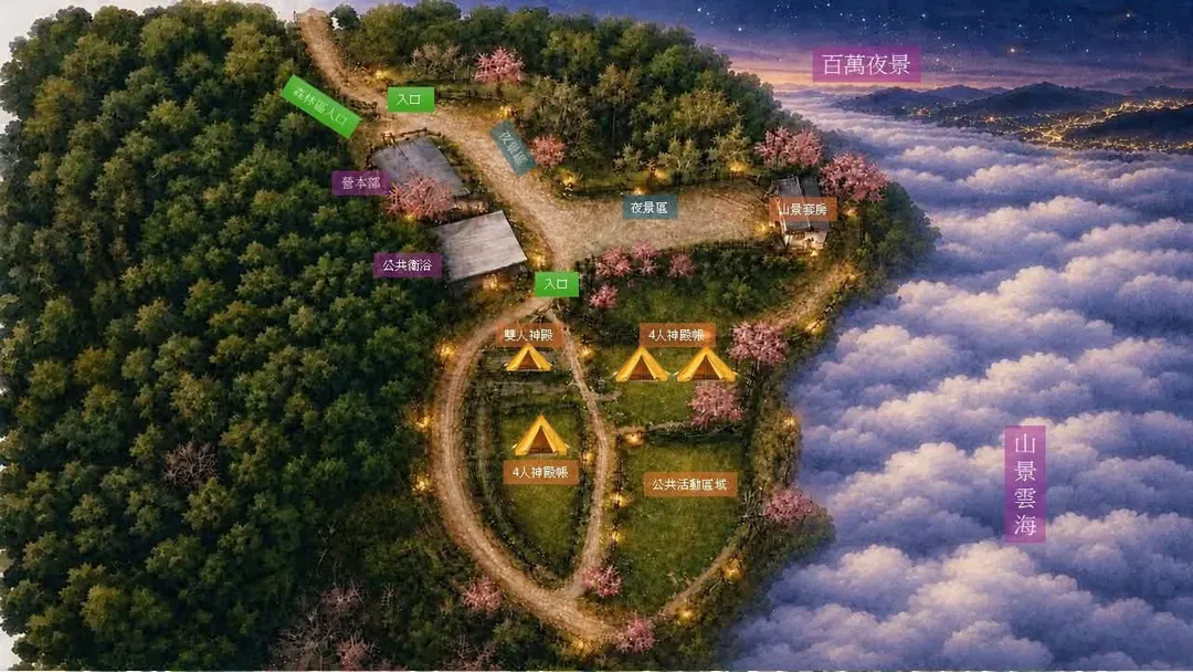馬月台露營區 | 百萬夜景絕佳觀賞點、寵物友善營區-2