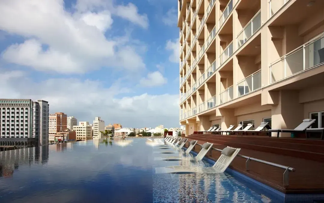 Rooftop pool
