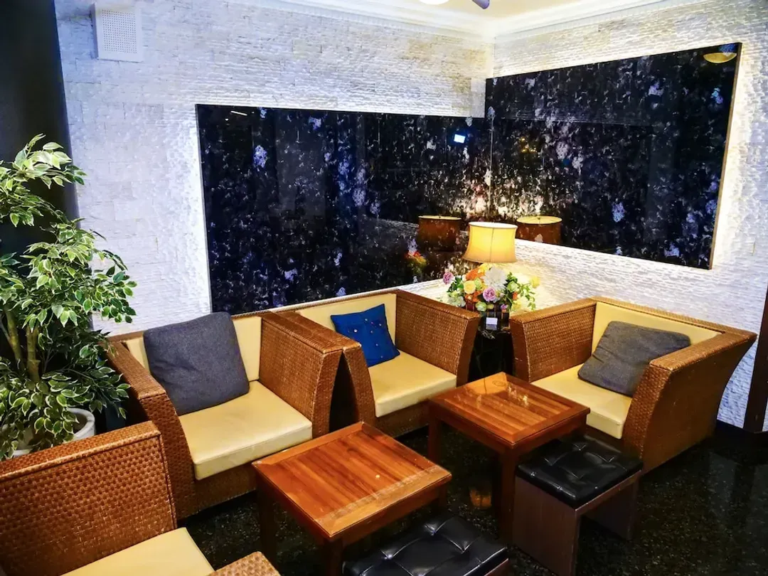 Lobby sitting area