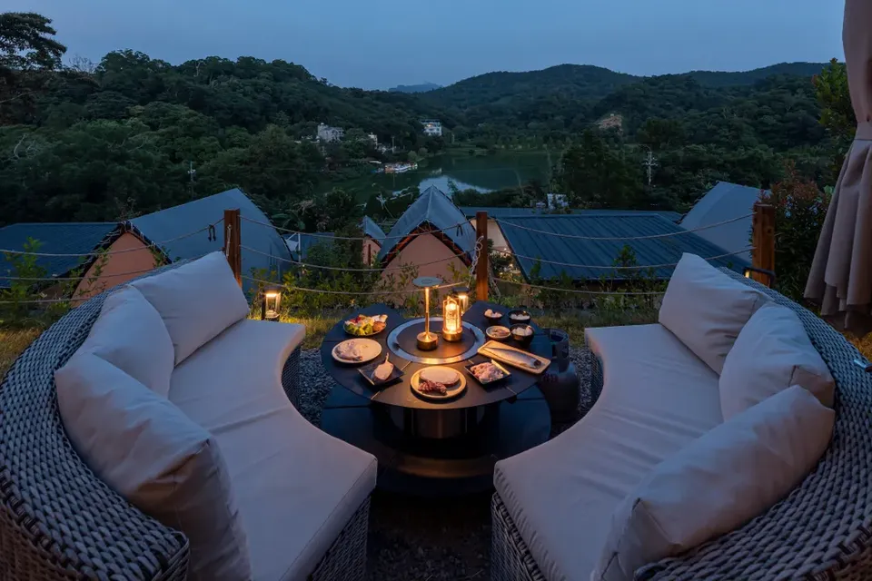 杉棲山丨旭 ｜新開幕營區、湖畔景色、附設冷暖氣-2