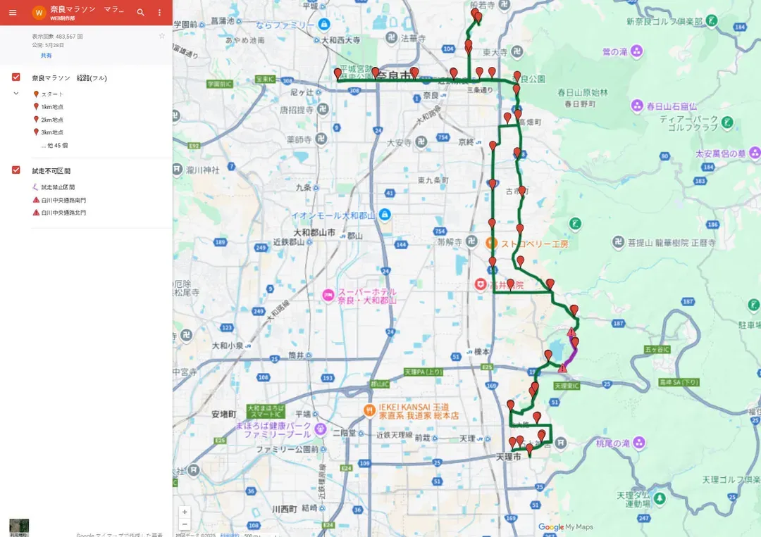 全馬路線圖