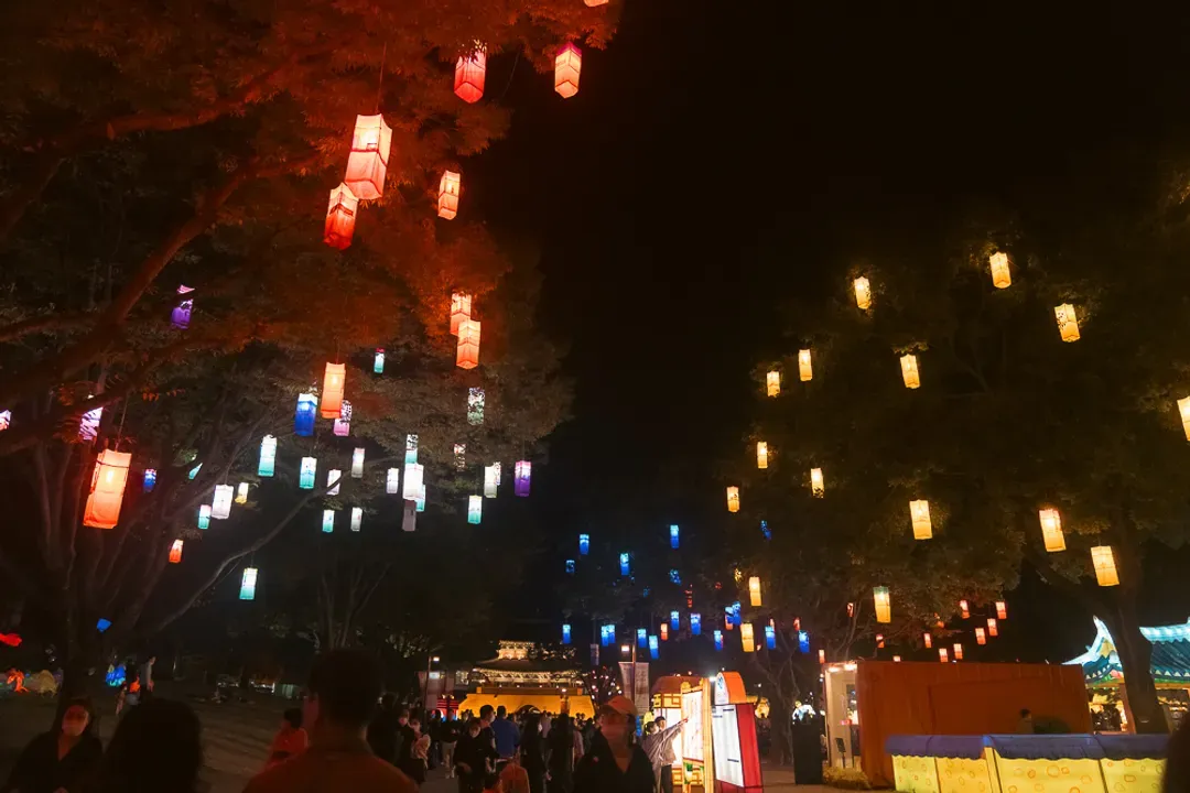 晉州南江流燈節