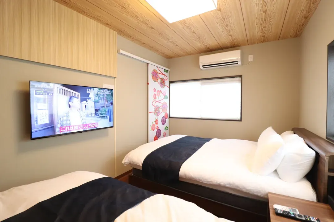 天下茶屋旅居｜獨棟民宿・3間臥室・現代風格療癒空間・直達關西機場