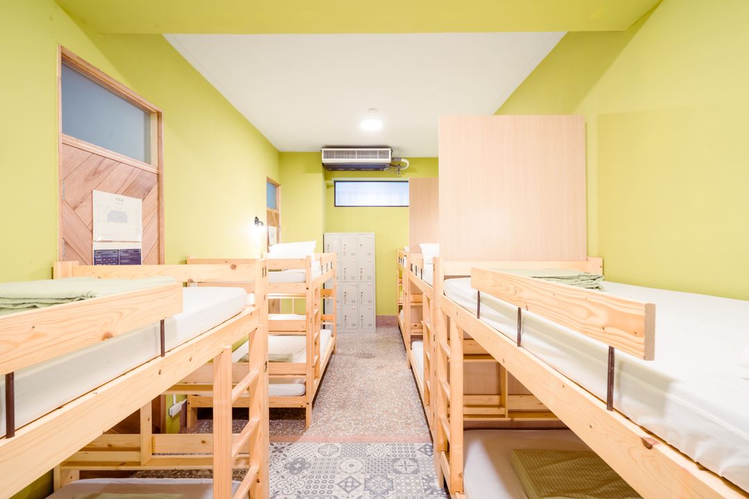 竹筏港 男生房 Male single bed backpacker room