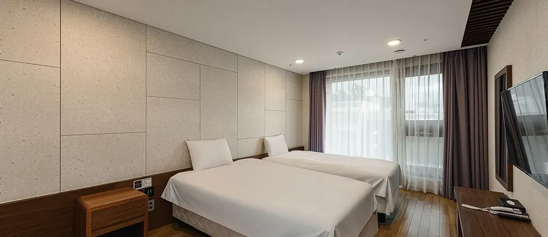 濟州航空城飯店(Hotel Air City Jeju)-雙床房