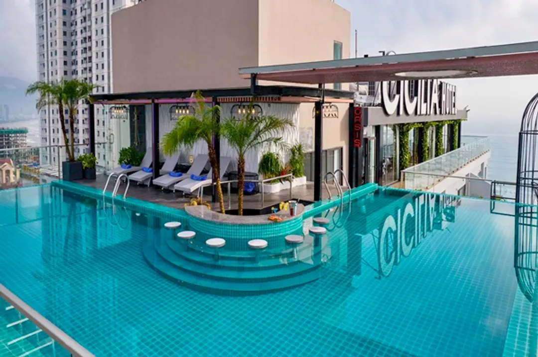 峴港Cicilia Hotel &amp; Spa泳池