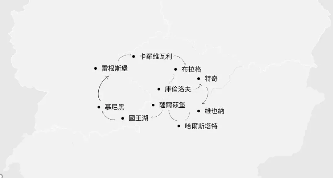 奧捷地圖