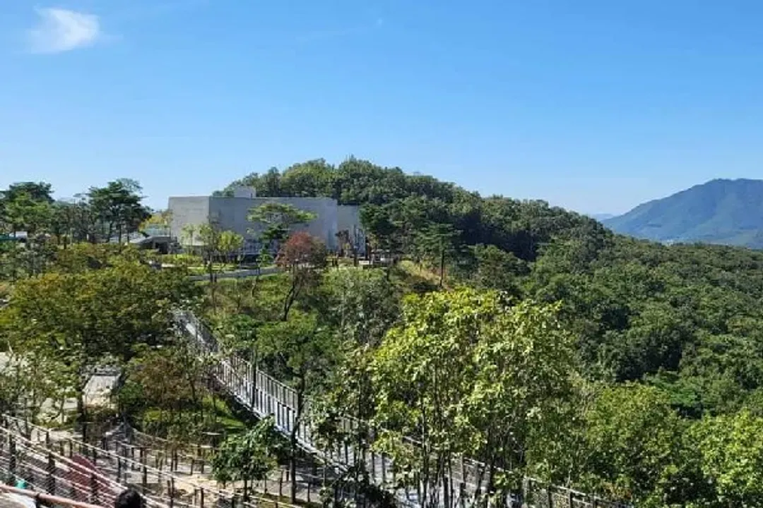 愛妓峰和平生態公園(可以眺望北韓的星巴克)
