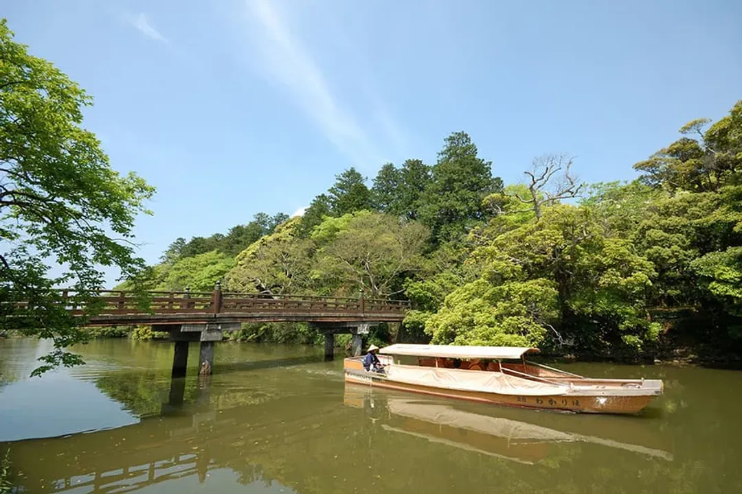松江城堀川遊覽船