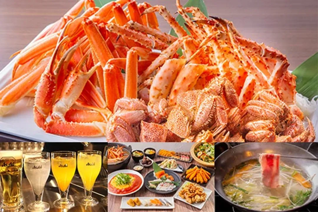 和牛+三大螃蟹吃到飽+軟飲啤酒無限
