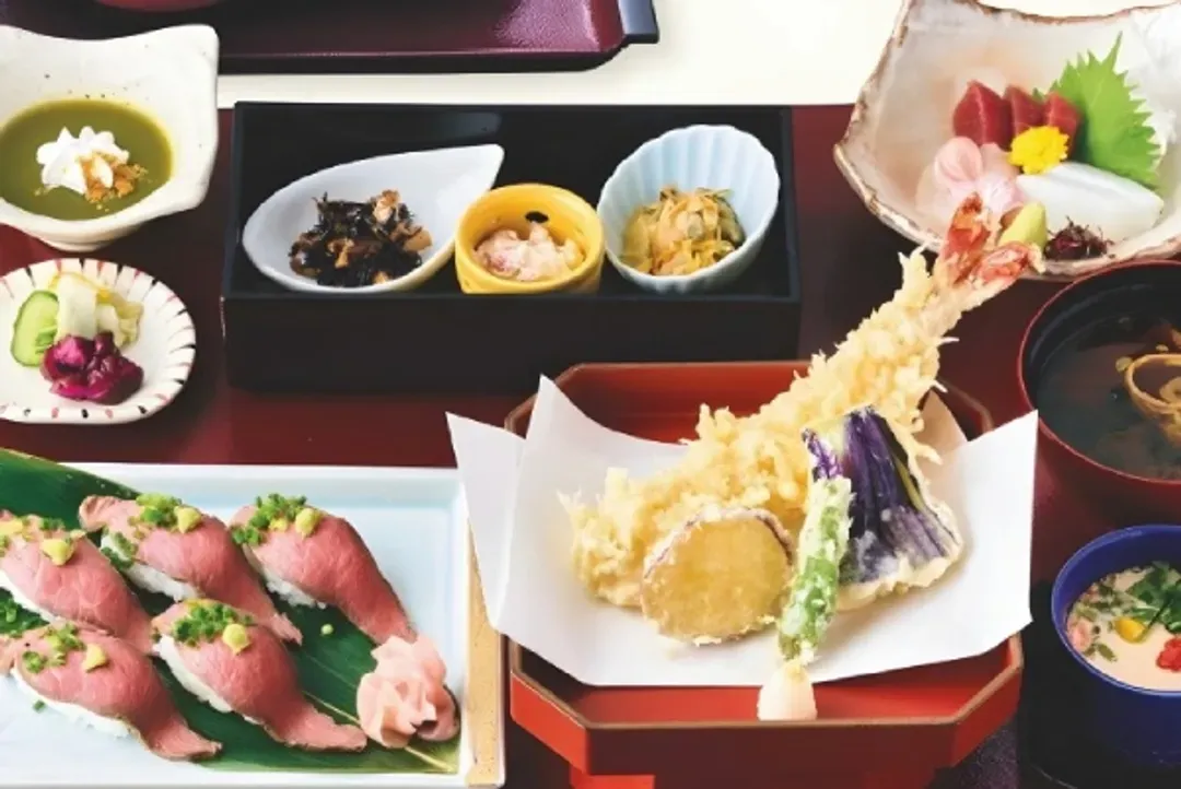 日式風味定食示意圖-