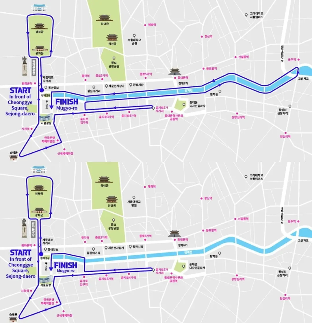 歷屆路線圖 *實際請以最終資料為主。