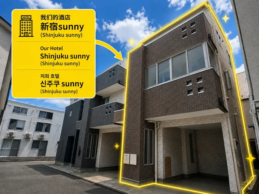 距離新大久保站步行5分鐘｜3間臥室・1張雙人床＋4張單人床＋沙發床｜附廚房整棟包棟民宿｜最多8人入住-14
