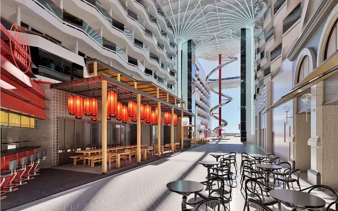 示意圖:World Promenade世界長廊-MSC WORLD ASIA亞細亞號