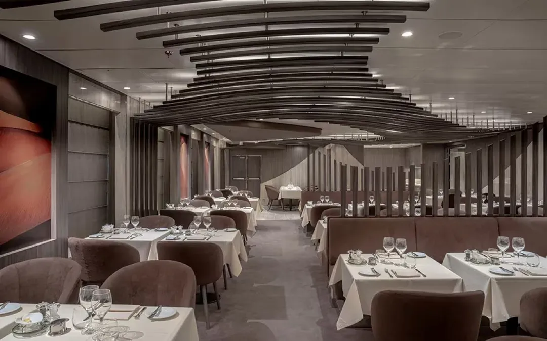 示意圖:主餐廳Les Dunes Restaurant-品味環球美食