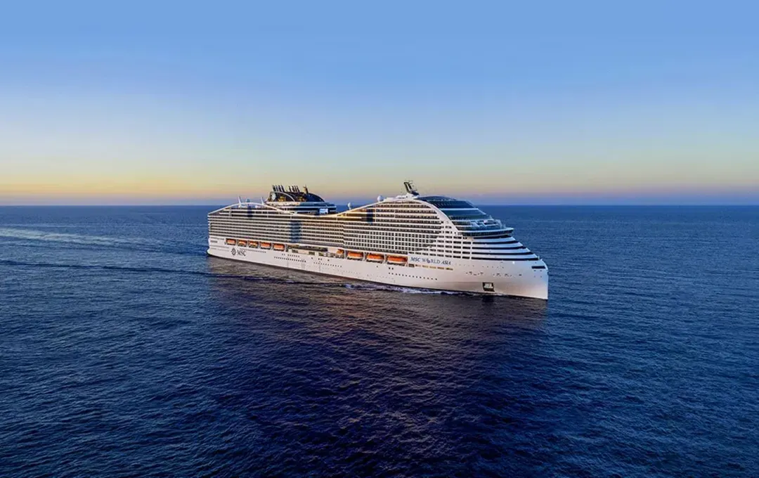示意圖:MSC World Asia-MSC WORLD ASIA亞細亞號