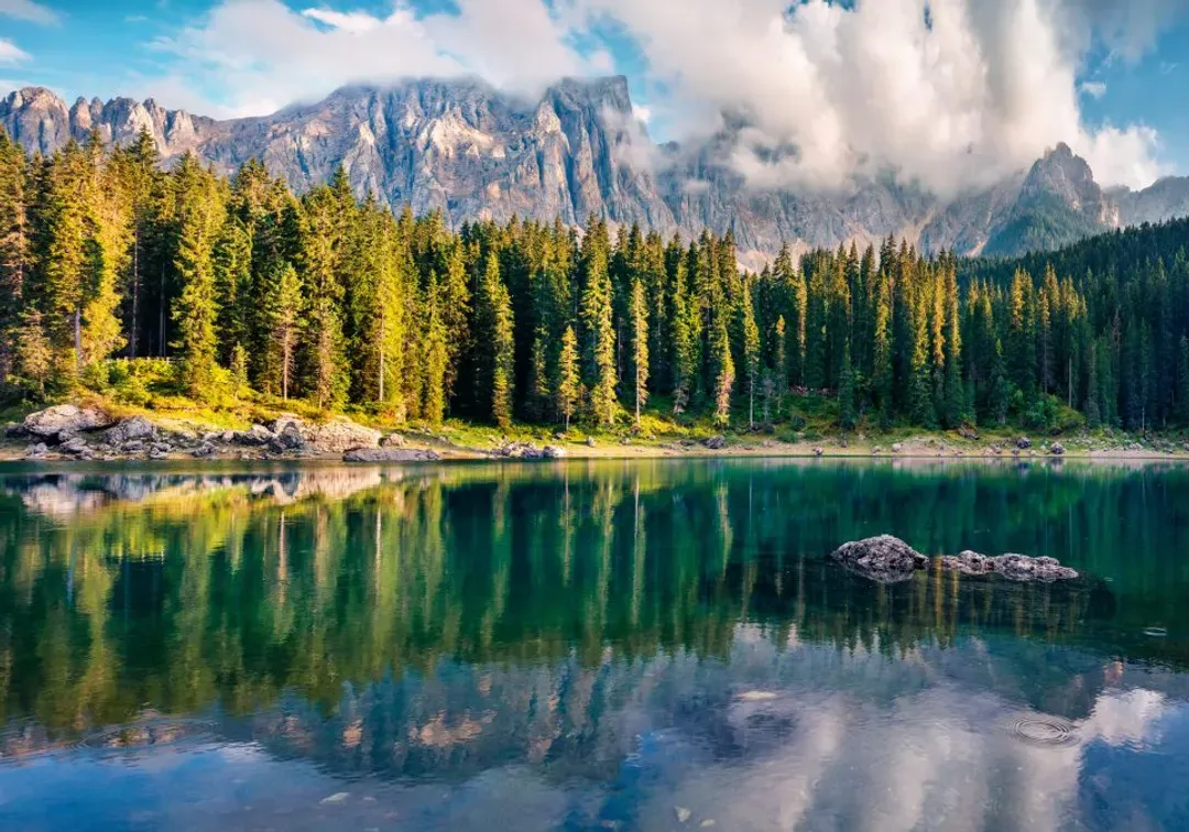 北義旅遊,北義大利,北義多洛米堤,阿爾卑斯,Carezza Lake