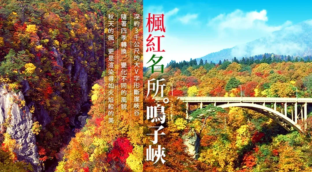 紅葉東北旅遊_青森x仙台雙點|漫步紅葉名所~奧入瀨溪流.鳴子峽.中尊寺.立石寺.圓通院.秋保瀑布.餐全含無自理.3溫泉五日-6