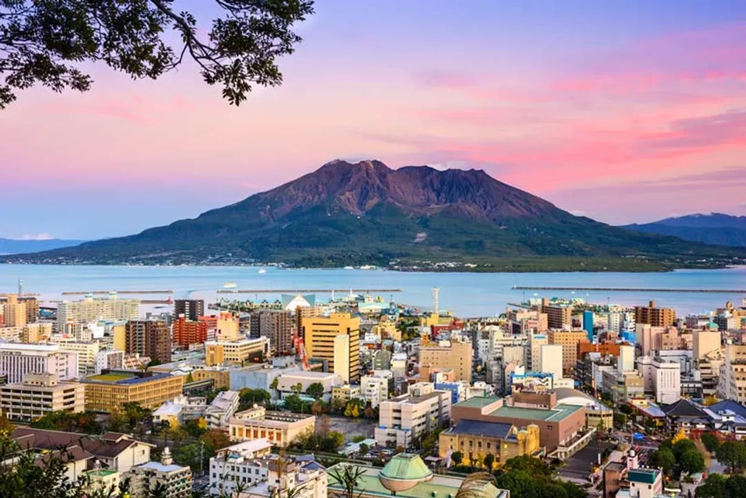 櫻島：城山展望台