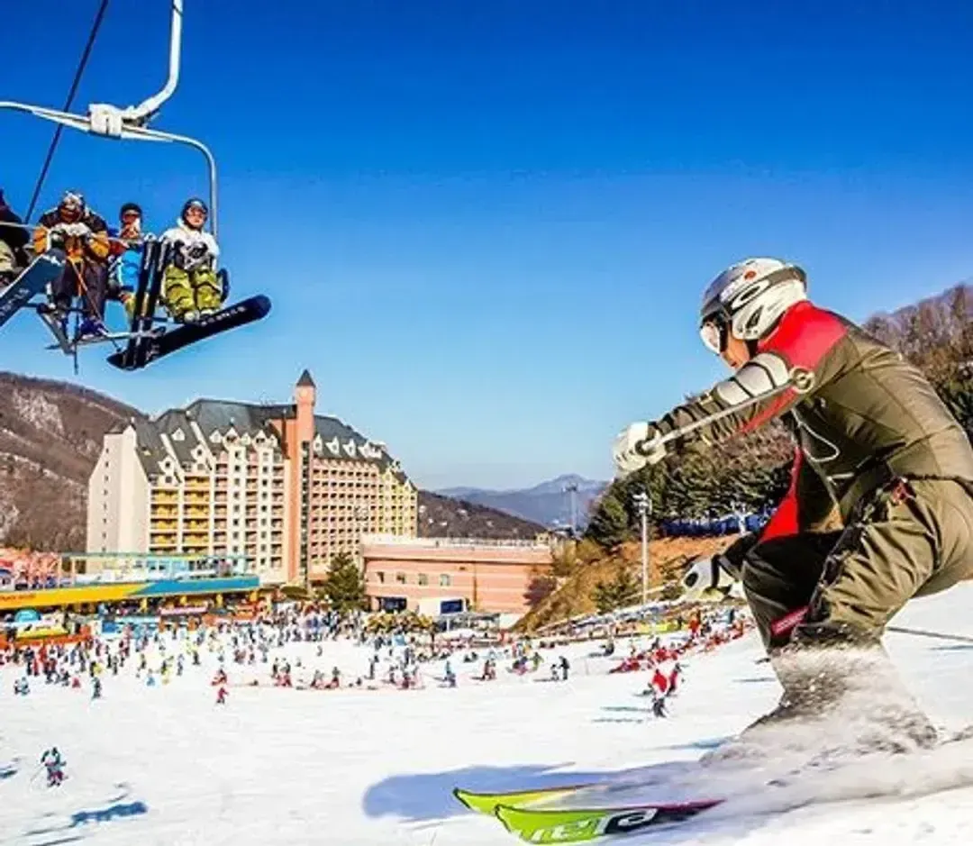 【加購專用】韓國FUN SKI 龍平度假村四日遊 - 升級1 : 6 台灣教練課-10