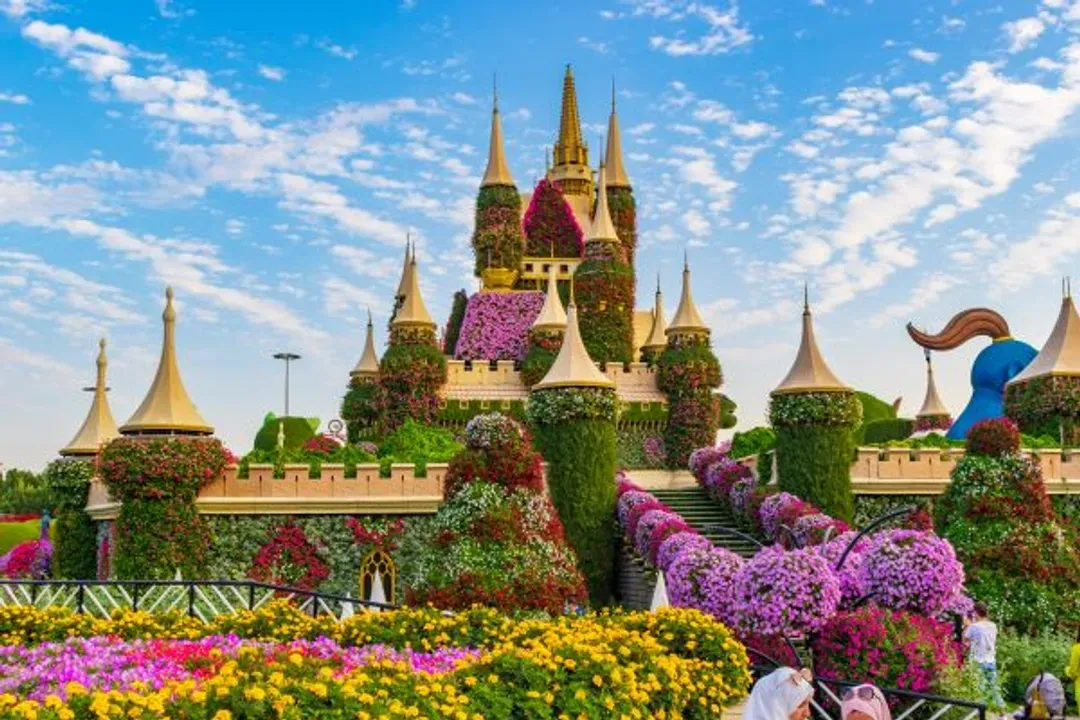 杜拜奇蹟花園Dubai Miracle Garden-奇蹟花園、未來博物館