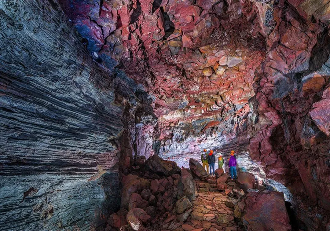 雄獅冰島旅遊,冰島,火山熔岩隧道,火山