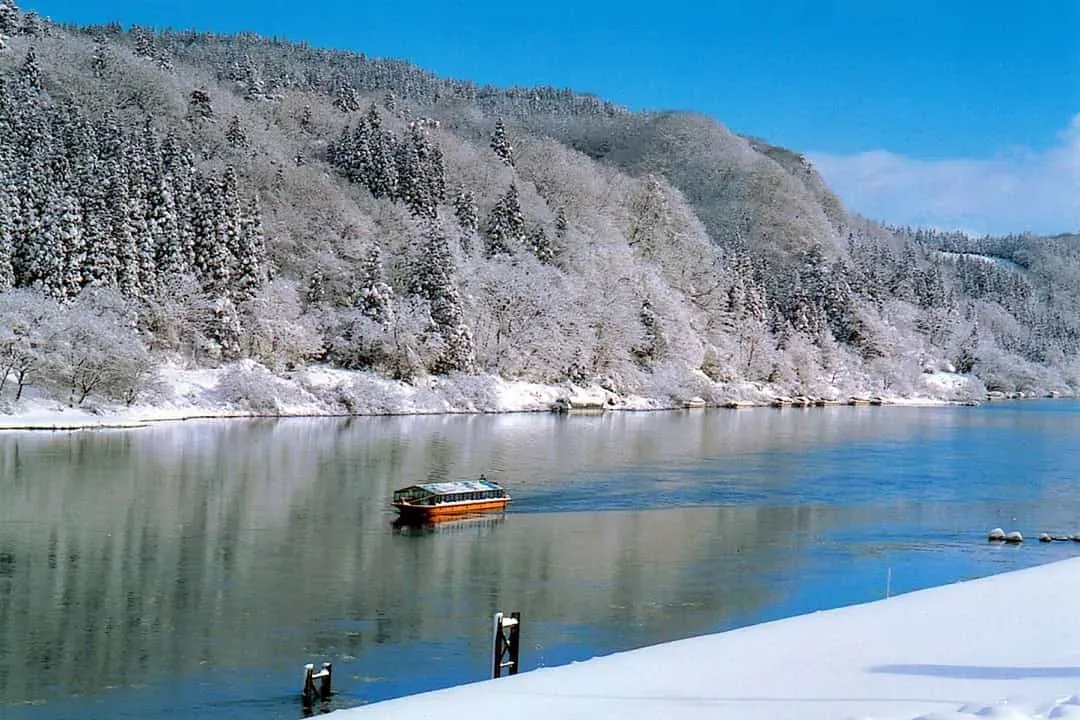 最上川(觀光局提供)-最上川雪見舟