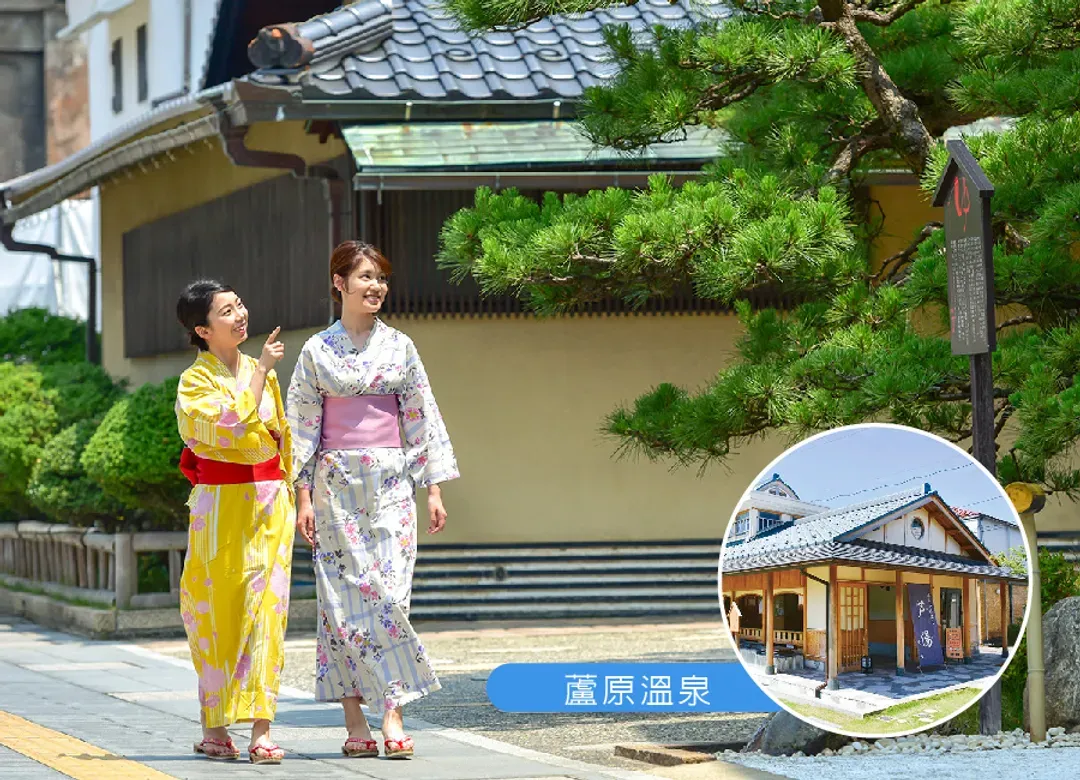 春櫻飛舞北陸雙溫泉5日.足羽川隧道.長良川鐵道.一乘谷朝倉氏遺跡.金箔冰淇淋.百十郎櫻花.合掌村.下呂溫泉-8
