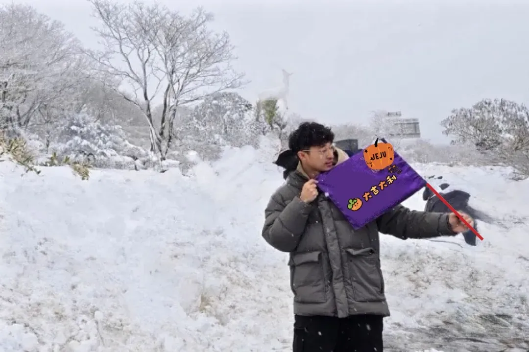 漢拏山1100高地-漢拏山(1100高地冬日雪景)