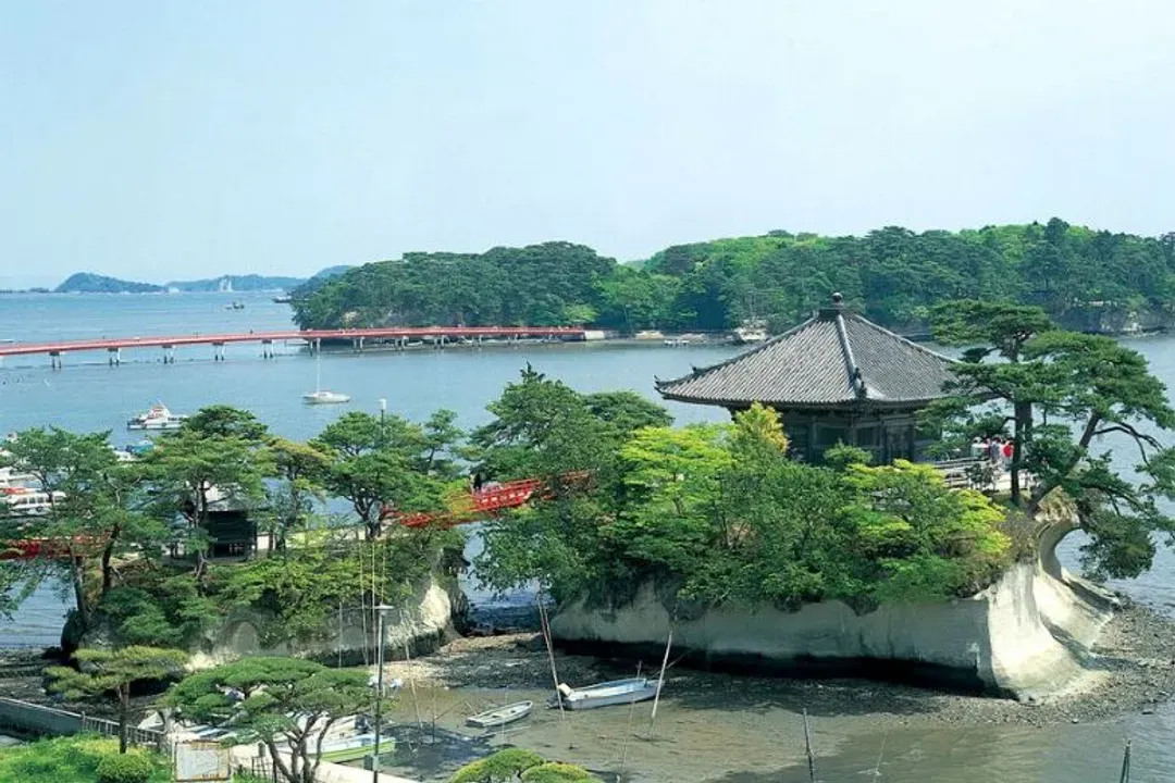 松島(遊覽船+遠眺五大堂)