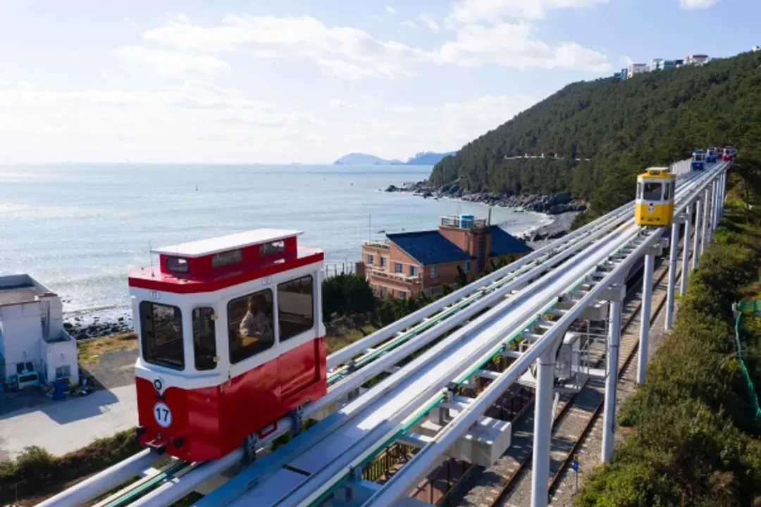 海雲台濱海列車.天空膠囊