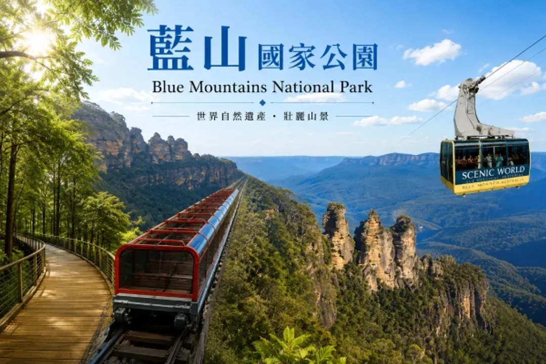 藍山國家公園(鍊纜車、觀景纜車、高空纜車、三姊妹岩)