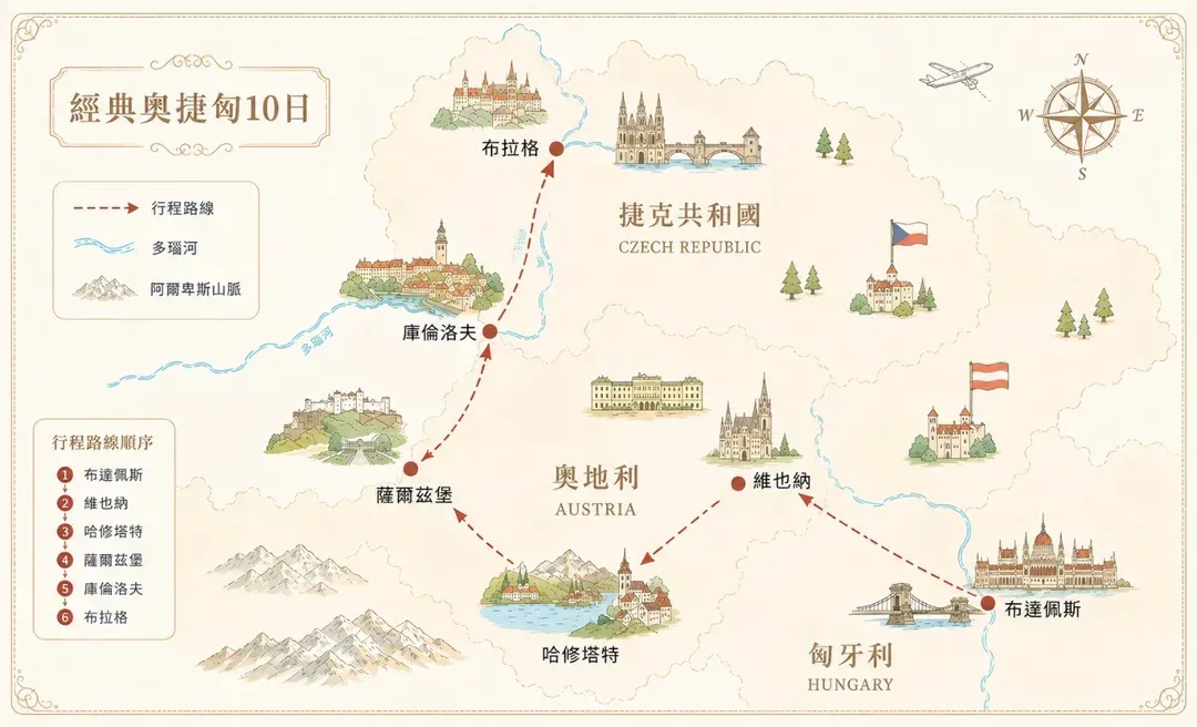 奧捷匈地圖