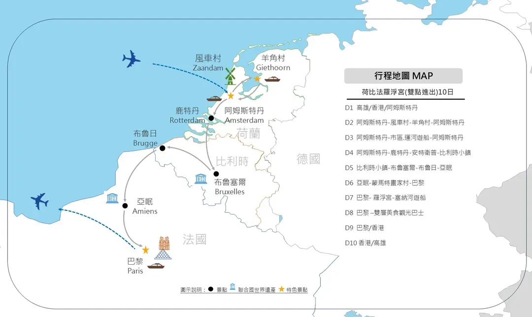 行程地圖