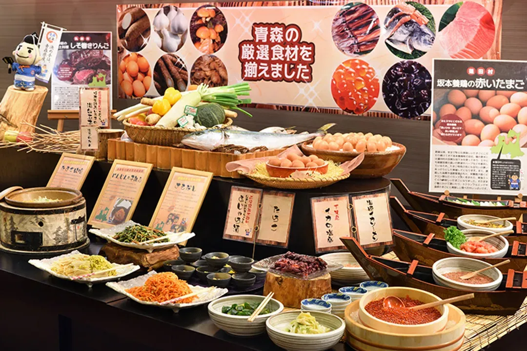青森酒莊飯店的鄉土料理
