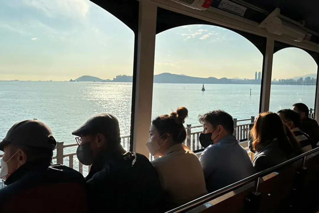 海雲台藍線公園(海岸列車)-海岸觀光列車(青沙浦++松亭;單程約15分鐘)
